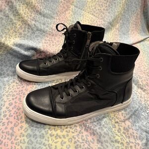 Kenneth Cole Kan High Top Sneaker – Black – Men's Size 9.5 US